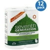 Seventh Generation 100% Recycled White Paper Towels, 140 sheets, 2 Count, (Pack of 12)