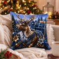 thumbnail image 5 of Christmas Pillow Covers, Decorative Cushion Case with Hidden Zipper, Soft Fabric for Sofa Couch Bed Home Decor, 5 of 7