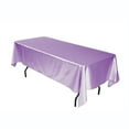 thumbnail image 2 of Purple Tablecloth 57.87 x 101.97 Inch, Rectangle 8.5 Feet Table Cloth - Stain and Wrinkle Resistant Washable Polyester Table Cover for Dining Tables, Buffet Parties and Camping, 2 of 9