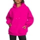 thumbnail image 1 of Sudaderas con Capucha Extragrandes para Mujer, Sudaderas de Forro , Suéteres de Moda para Otoño e Invierno Rojo Rosa L, 1 of 9