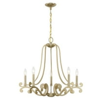 Savoy House - 1-6096-5-127 - Lombard 5-Light Chandelier in Noble Brass