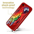 thumbnail image 3 of Case Yard iPhone-SE Case Clear Soft & Flexible TPU Ultra Low Profile Slim Fit Thin Shockproof Transparent Bumper Protective Cover Drop Protective Cell Phone Cases (Watercolor Macaw), 3 of 8