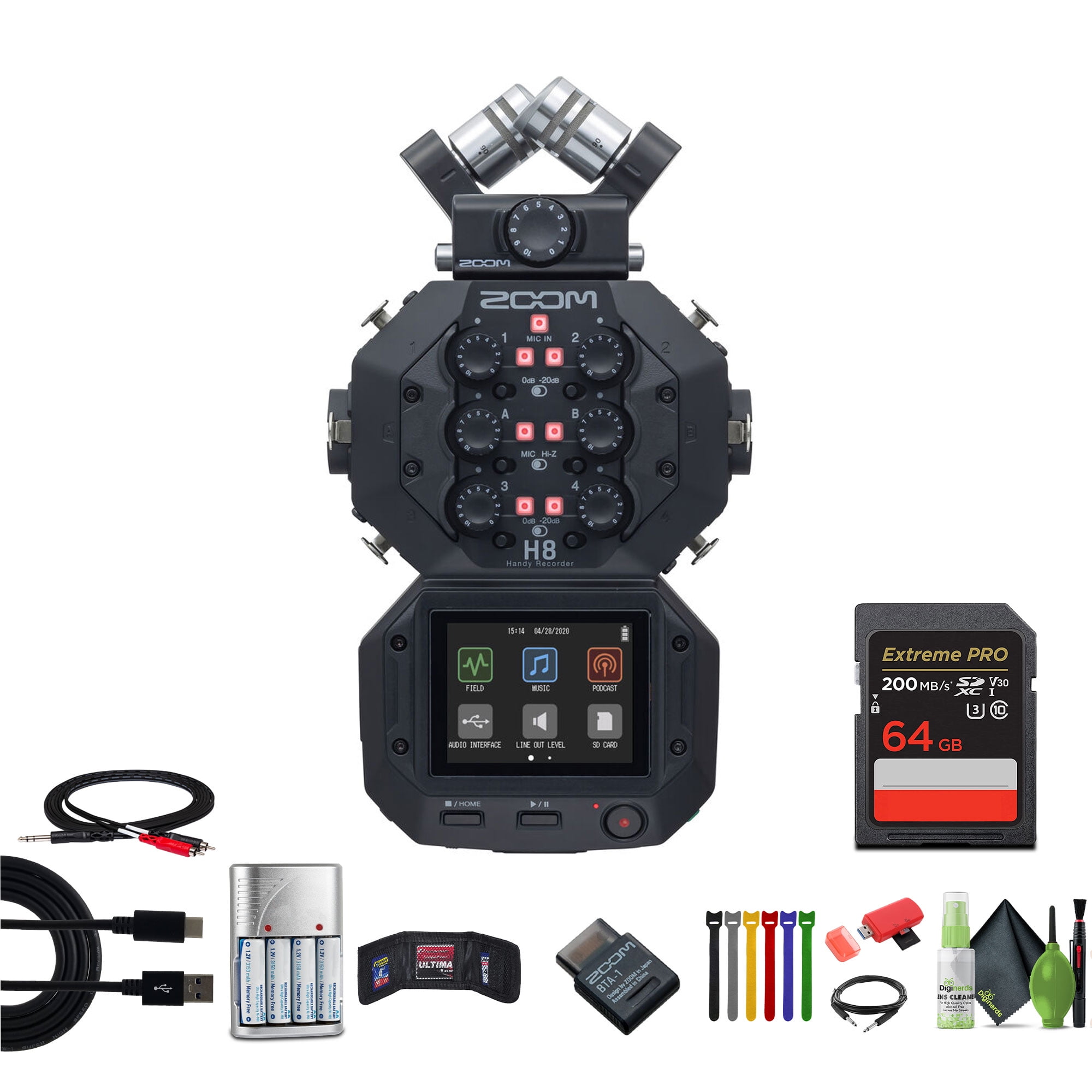 Zoom F3 MultiTrack Handheld Field Recorder with 32-Bit Float