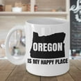 thumbnail image 3 of Oregon Is My Happy Place State Map Art Print Coffee & Tea Gift Mug Cup, Office Table Décor, Ornament, Accessories, Products, Items, Merchandise, Travel Souvenirs And Christmas Gifts For Men & Women, 3 of 4