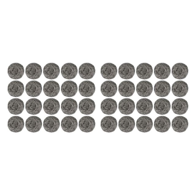 Monstrate Cepillo de bola de acero inoxidable de 20 piezas - Limpiador de cocina de larga vida útil de gran poder de limpieza 10g 2Conjunto