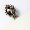 thumbnail image 5 of Aries Vintage Copper-Colored Lace Bookmarks: Stainless Steel Reading Accessories for Book Lovers - Set of Two, 5 of 5