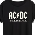 thumbnail image 3 of ACDC - Glow In The Dark - Back In Black - Juniors Ideal Flowy Muscle T-Shirt, 3 of 5