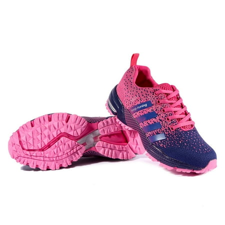 

women men sports shoes soft ventilation outdoors durable lace up Street Fashion non-slip Rubber sole comfortable lining jogging shoes