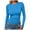 Blue, variant on Women Long Sleeve Shirts Rib Knit Slim Fit Tops Basic Tee 2025 Fall Outfits Casual T-Shirt Underscrubs Layer Clothes Light Blue,Size S