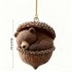 thumbnail image 3 of Lekihaqq Forest Animal Christmas Ornaments, Acrylic Tree Decorations, Holiday Decor, Festive Animal Print Ornaments, Woodland Theme Christmas Decor, Wildlife Holiday Tree Hanging Decorations, 3 of 6