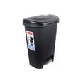 thumbnail image 1 of Bote de basura Rubbermaid Premium Step-on 13 Gal Negro 1843029, 1 of 3