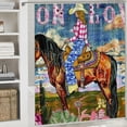 thumbnail image 6 of Orinice Horse Cactus Cowgirl Bathroom Decor Set with Hooks, Luxurious Polyester Fabric Shower Curtain, Waterproof and Easy to Install 60x72, 6 of 7