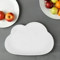 thumbnail image 1 of Minkissy 2PCS Decorative Fruit Dish Plastic Holding Salad Tray for Home Use White, 1 of 8