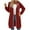 Red, variant on Cilsoka Women's Zip Up Long Hoodies Oversized Fleece Tunic Sweatshirts Casual Coat with Pocket 2025 Fall Winter Fashion Clothes
