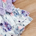 thumbnail image 5 of Gubotare Baby Girl Clothes Stuff Newborn Infant Cute Outfit newborn bodysuit (Purple,3-6 Months), 5 of 9