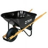 Truper Herramientas 880107438 30354 6 cu. ft. 16 in. Lock Tire Steel Tray Wheelbarrow with Wood Handle