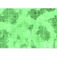 thumbnail image 1 of Ahgly Company Indoor Rectangle Abstract Emerald Green Modern Area Rugs, 5' x 8', 1 of 4