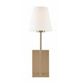 thumbnail image 6 of LEN-250-OP-VG Crystorama Lighting Lena - 1 Light Wall Mount in Traditional and Contemporary Style - 6 Inches Wide by 17.5 Inches High-Vibrant Gold, 6 of 13