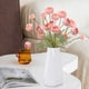 thumbnail image 4 of Loto Simulado De Plástico Ramo de 4 flores de loto artificiales rosas para decoración del hogar, boda, centro de mesa para fiestas JASKFLY, 4 of 9