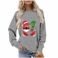 thumbnail image 4 of Women's 67 Graphic Crewneck Sweatshirts Casual Loose Long Sleeve Pullover Tops, 4 of 4