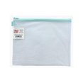 thumbnail image 2 of Avery Elle Zippered Vinyl Mesh Pouch-Aqua-Small -Z1901, 2 of 3