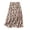 Red, variant on Njagoc3 Sun-Kissed Style: Womens High-Rise Midi Skirt | Elastic Waistband | Quick-Drying Polyester | Tropical Vacation Essential with UPF 50+ Protection