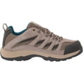 thumbnail image 6 of Columbia Womens Crestwood Hiking Shoe 7.5 Wide Pebble/Lagoon, 6 of 7