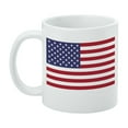 thumbnail image 3 of United States of America American USA Flag White Mug, 3 of 4