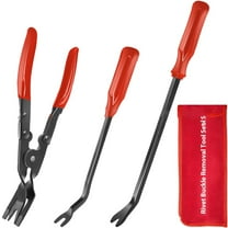 3 Pcs Auto Clip Pliers Set and Fastener Remover, Car Repair Pry Tool Kit, Automotive, Vehicle Maintenance, Auto Tools for Mechanics, A