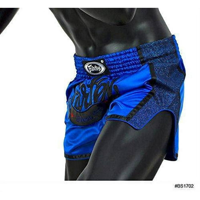 Fairtex Blue Slim Cut Muay Thai Boxing Short
