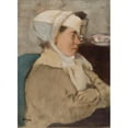 thumbnail image 2 of Edgar Degas 14x18 Gold Ornate Wood Frame and Double Matted Museum Art Print Titled - Woman with a Bandage (Between 1872 and 1873), 2 of 4