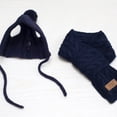 thumbnail image 3 of Bufanda Gorro de lana Gorro de invierno de peluche Bufanda Gorro para mascota Conjunto para mantenerse abrigado, 3 of 5