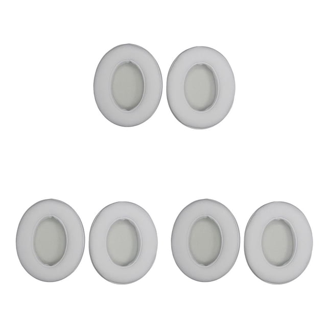 Cojín de esponja Matsuzay 2X para Auriculares Gaming Transpirable Gamer Ear Pad Reemplazo Studio 2.0 Par Blanco 3Conjunto