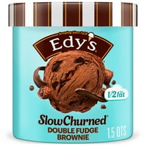 Edy's/Dreyer's Slow Churned Double Fudge Brownie Light Ice Cream, 1.5 Qt