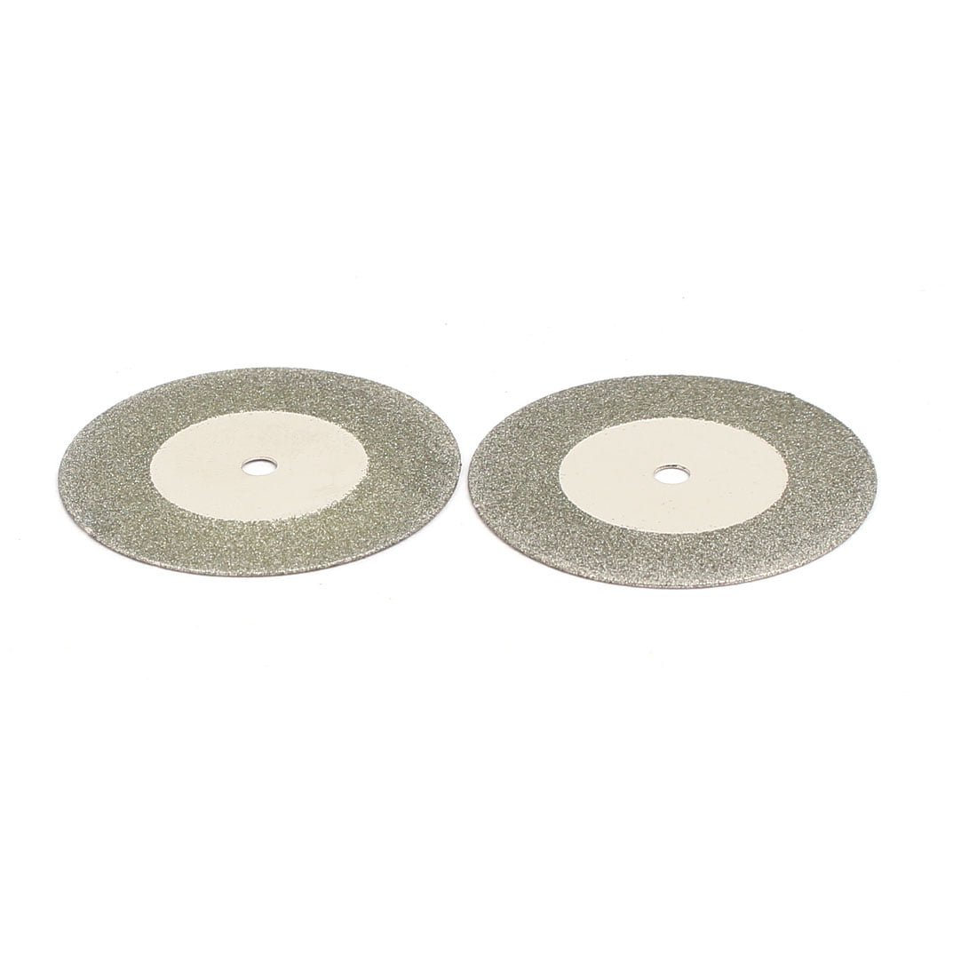 4" Diamond Cutting Wheels  Grinding Disc for Stone 120 Grits Silver Tone 2pcs 