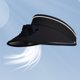 thumbnail image 4 of Sombrero para acampar y hacer senderismo con ventilador de carga USB, protección solar, parasol, para viajes al aire libre, equitación, playa, sombrero para el sol vacío, gorra de abanico, 4 of 7
