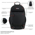 thumbnail image 5 of Eastsport Unisex Elevated Backpack, Grey Honeycomb, 5 of 7