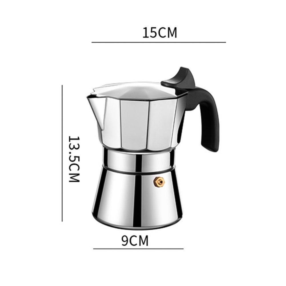 Bialetti Venus 10-Cup Electric Moka Stove Stainless Steel Coffee