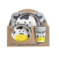 thumbnail image 2 of Five-piece Bamboo Fiber Children's Tableware Animals Pattern Kid Sets, 2 of 5