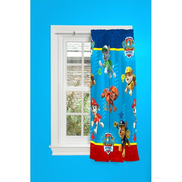 paw patrol curtains and bedding