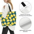 thumbnail image 3 of Fotbe Lemon Bolsa Tote Estética de Lona con Estampado para Mujer - Bolsa Reutilizable de Hombro Casual para Vacaciones, Compras, Trabajo y Gimnasio, 3 of 8