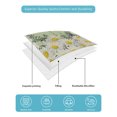 thumbnail image 5 of Spring Floral Daisy Twin XL Size Down Alternative Comforter, Lightweight Comforter Quilt Bedding Set with Pillow Shams Leaves Linen Printed All Seasons Bed Comforter Duvet Insert 68"x98", 5 of 7