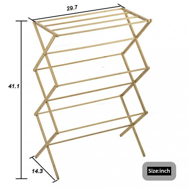 bamboo clothes drying rack