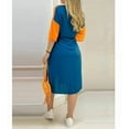 thumbnail image 3 of Women's Long Sleeve Dress With Contrasting Buttons, 3 of 4
