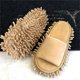 thumbnail image 5 of Calcetines para limpiar el suelo BuyWeek Pantuflas de fregar para pies Chenilla, 5 of 5
