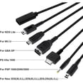 thumbnail image 2 of 6-in-1 USB-C Charging Cable for Game Consoles, Multi Charger Cord Compatible with Handheld Consoles, Replacement Power Cable for Retro Gaming Devices, 2 of 6