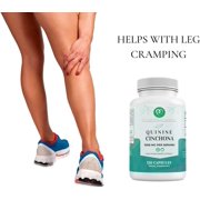 Logic Nutra Quinine Bark Dietary Supplement, 1000mg, Digestive & Leg Comfort Support, 120 Capsules