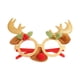 thumbnail image 1 of Gafas de disfraz creativas y divertidas, flexibles y navideñas. astas doradas, 1 of 8