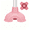 Pink, variant on SupreGear 3/4 inch Quad Cane Tip, Anti-Slip Rubber Base, Durable Replacement Feet for Walking Sticks, Blue