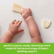 Happy Baby Organics Teethers Variety Pack, Sweet Potato & Banana and Blueberry & Purple Carrot Gentle Teething Wafers, Gluten Free, 36 Count 2-Packs